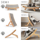 Cama Arranhador Cat - 3 em 1 - Madeira